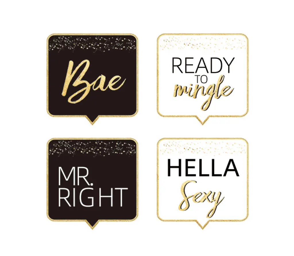 Photo booth props