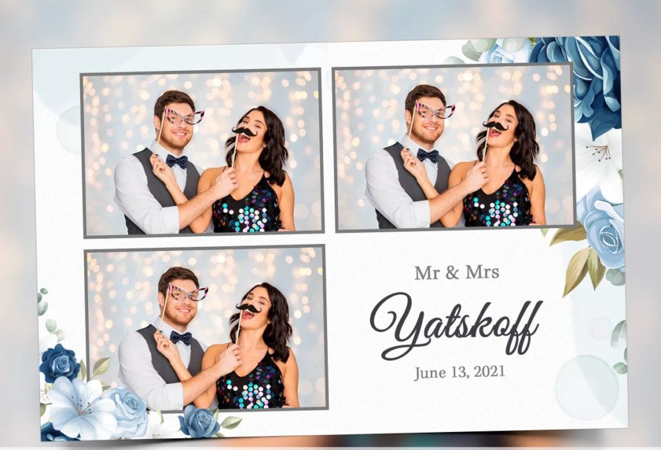 Photo booth template