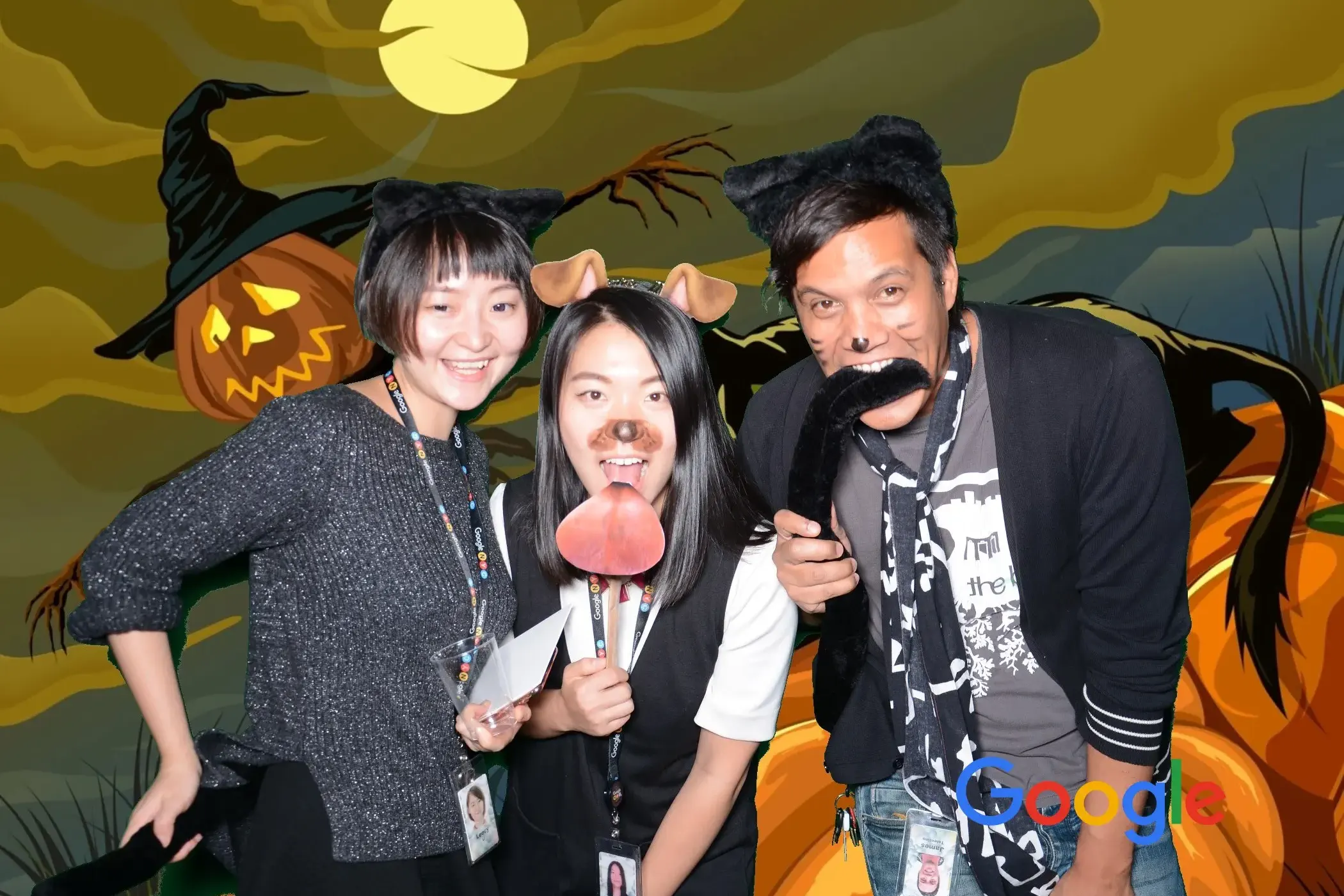 Google corporate brand activation photo booth