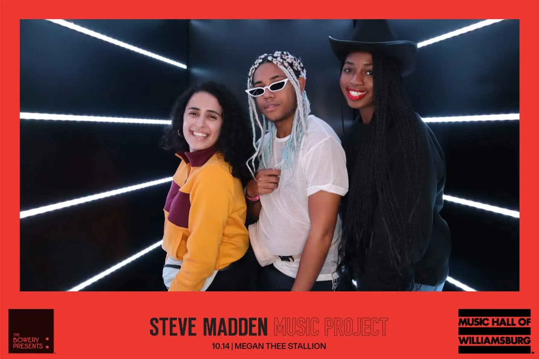 Steve Madden Music Project brand activation photo booth