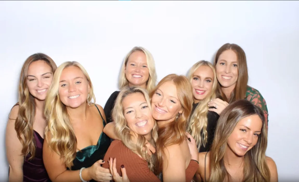 Animated GIF photo booth rental option showing digital effects