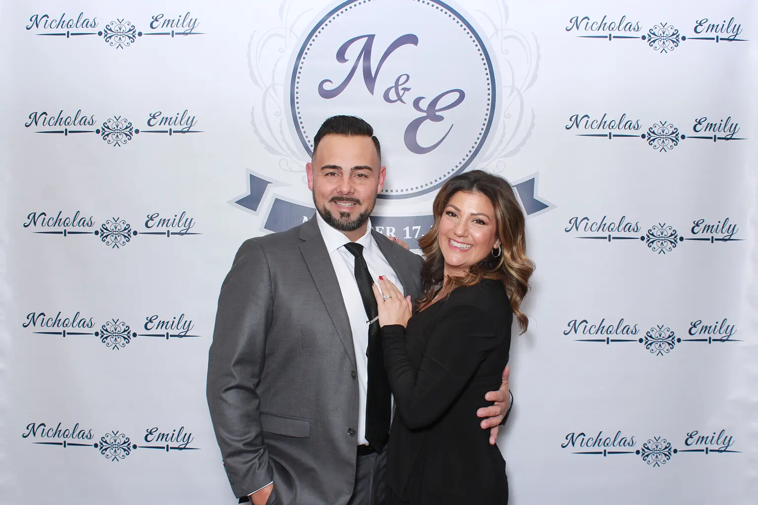 Photo booth rental Long Island step and repeat