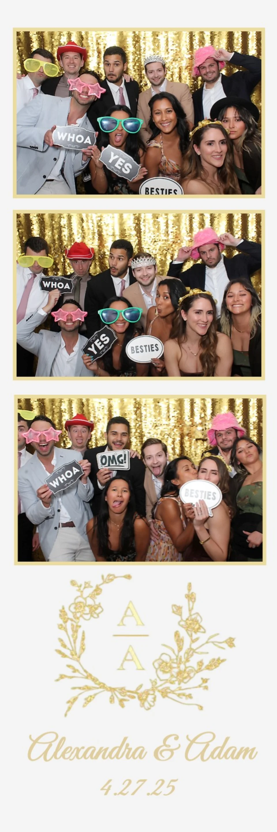 Meta Connect 2024 branded photo booth activation with reaction props and Quest headset