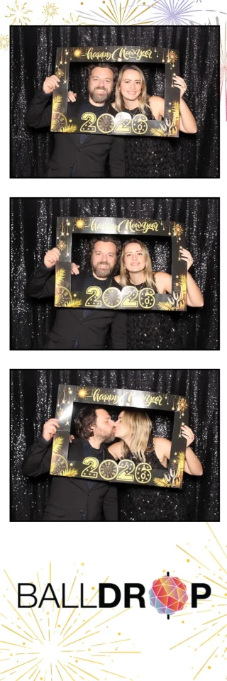 NYE Ball Drop 2026 photo strip